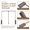 Nisorpa Pull Down Closet Rod for Hanging Clothes, 35-47 Inch