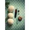 Mont Bleu Coloured Glass Nail File in Black Velvet Bag
