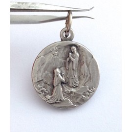 I G J Madonna of Lourdes Medal- The Patron Saints Medals