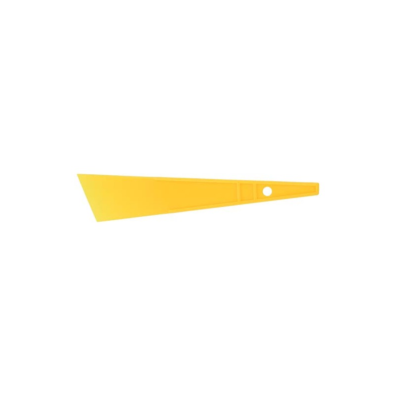 BIGMAN PH-20 Plastic Spatula, Orange 1.6 inches (40 mm)