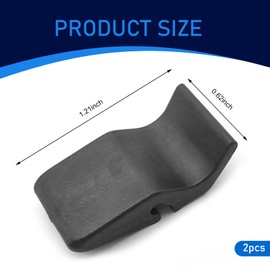 Civwesi Pack-2 Car Air Filter Air Intake Box Housing Clip, Air Grille Upper Cover Plastic Buckle, Original Replacement 17219-P65-000, Compatible with Honda Accord Odyssey Fit City Vezel XRV (Black)