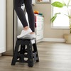 Casafield 16" Folding Step Stool with Handle (Set of 2),