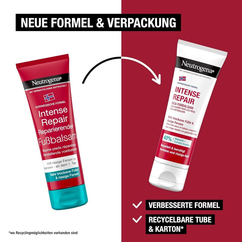 Neutrogena Norwegian Formula Foot Care Cream for Cracked Heels, 50