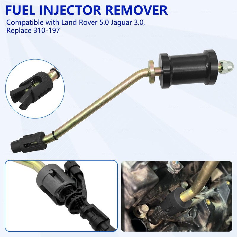 ZKTOOL 310-197 Fuel Injector Removal and Installation Tool,Injector Seal Install