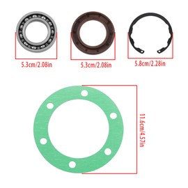 munirater Rear Axle Bearing Seal Gasket Kit 92049-1298 11060-1251 Replacement for Mule 2500 2510 2520 3000 3010 3020 4000 4010 KAF620 1993-2020