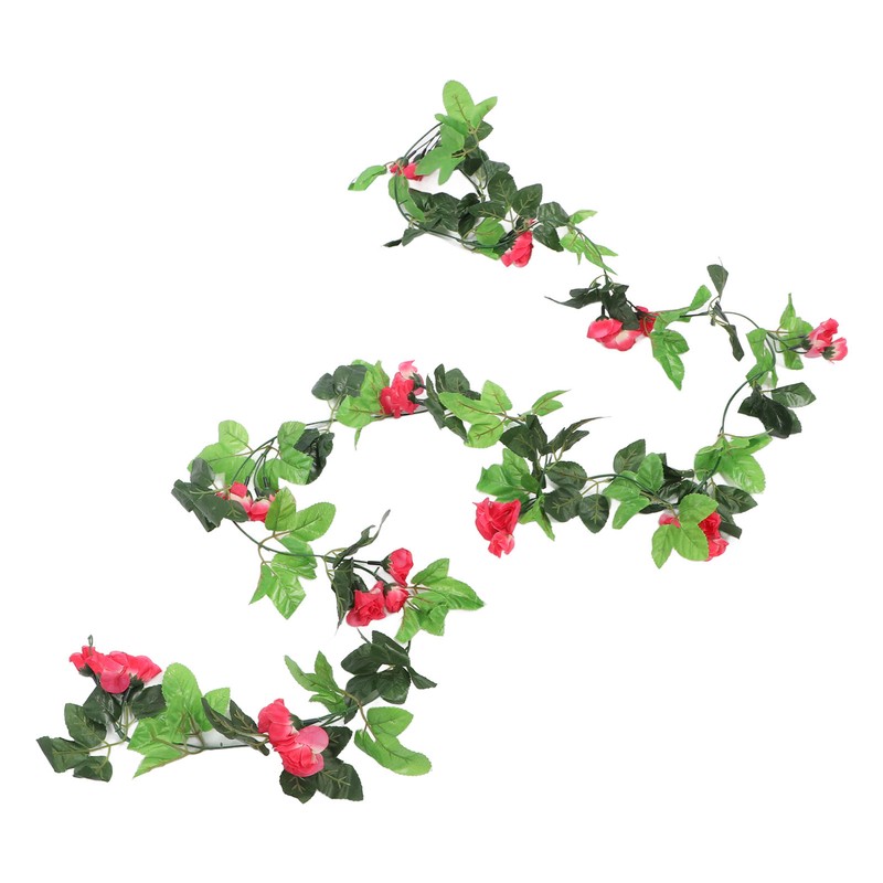 Artificial Rose Vine High Simulation Decorative Rose Vine Garland Fake