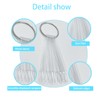 250 Pcs Plastic Nail Swatches Sticks, Clear Nail Swatch Sticks