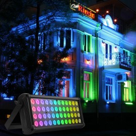 YoKen bar colourful stage light 200W 48LED RGB Wall Wash Light Strobe Light DMX DJ Party Stage Lighting Effect