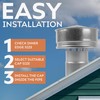 4 Inch Roofing Rain Cap - Galvanized Steel Round Roof
