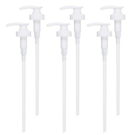 Gallon Pump Dispenser, Fits Most 1 Gallon Jugs and Containers 38/400 Pump Lid Top Replacement for Sanitizer, Lotion, Shampoo, Conditioner (6 Pack)
