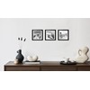 pf+a REAL GLASS 8x8 Photo Frame With Mount For 6x6