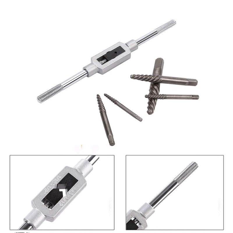 OCGIG 11 PCS Damaged Screw Extractor Set Broken Screw Drill