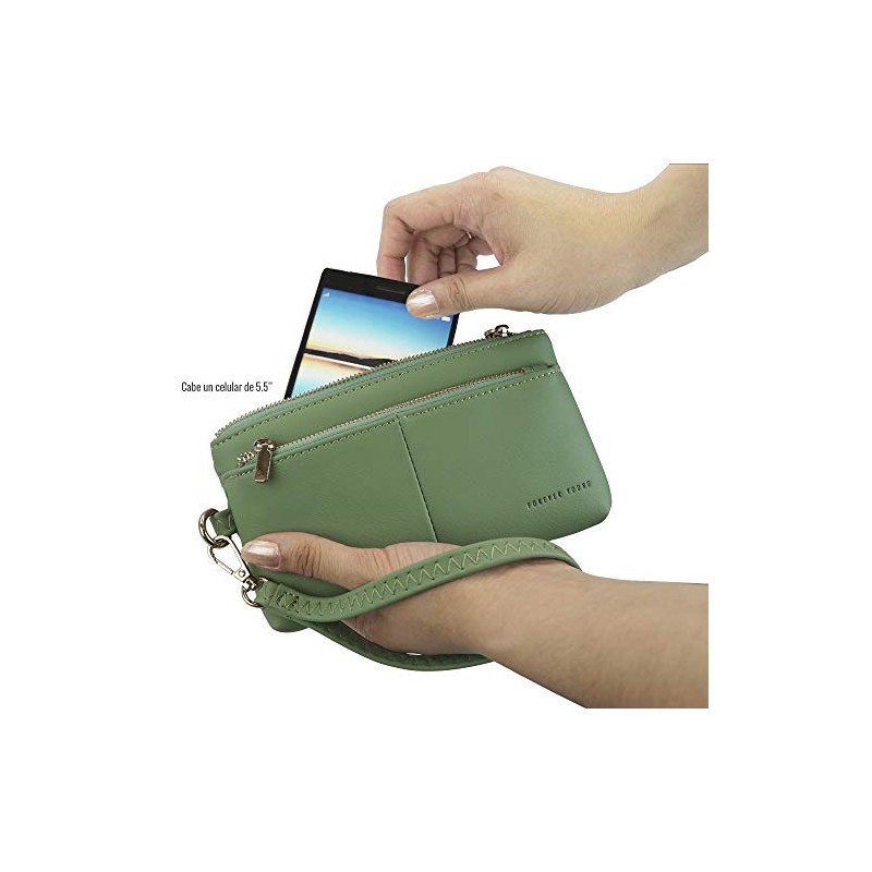 Cartera para Dama Forever Young SQbags. Elegante Monedero para Mujer,
