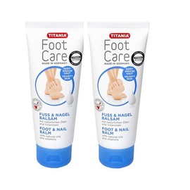 titania [1+1] Titania Foot Nail Balm Foot Cream 100ml Dead Skin Cream Moisturizer for Improving Dry Feet / [1+1] 티타니아 풋 네일 밤 풋크림 100ml 발각질 크림 발건조함 개선 보습제