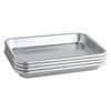 Nordic Ware Naturals Aluminum Half Sheet Pans, 4-pack