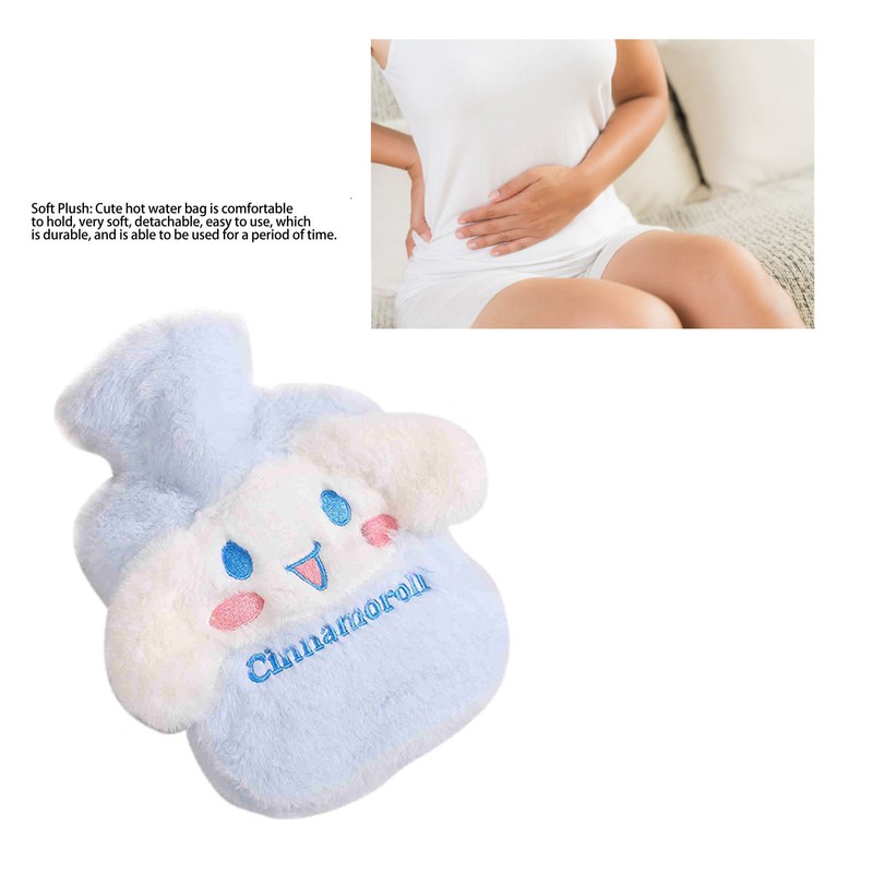 1000ml Cute Hot Water Bag Plush Large Capacity Soft Detachable