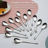 Kyraton Teaspoons 12 Pieces, 14cm Stainless Steel Tea Spoons, Ice