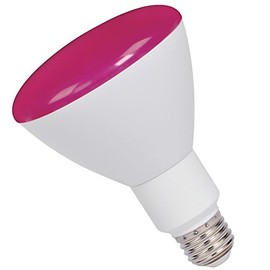 (Pack of 6) Halco 80166 - BR30FL9/PNK/LED BR30 9W Pink Dimmable E26 Flood ProLED Light Bulb