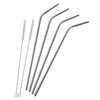 4 Extra Long Stainless Steel Straws for 30 OZ Tumbler