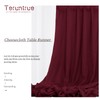 24 Packs Burgundy Cheesecloth Table Runner,10ft Wine Red Rustic Gauze