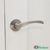EAI Nickel Internal Door Handle | 1 Pair Satin Nickel