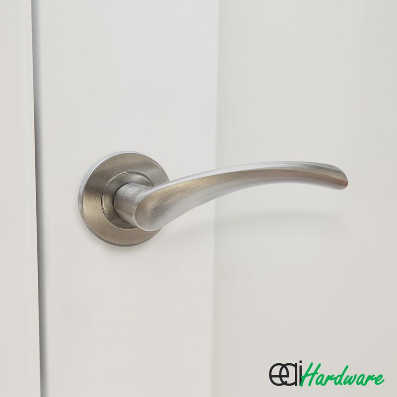 EAI Nickel Internal Door Handle | 1 Pair Satin Nickel