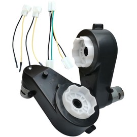 2 Pcs RS550 23000RPM Gearbox with 12V DC Motor for Ride On Car Powered Wheels Motor Promotion High Speed Drive Engine Electric Motorcycles Replacement Parts (2PCS 550 12V 23000RPM)
