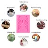 Rainmae 5 Pcs Baroque Style Curlicues Scroll Lace Fondant Silicone