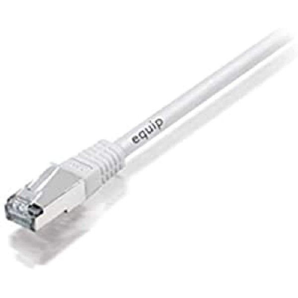 Equip Patch Cable Platinum RJ45 S/FTP Cat6A (SSTP) PIMF HF Polybag white White 10,00 Meter