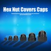 Nuts Protection Caps, Hex Nut Covers 10Pcs for Bolts for