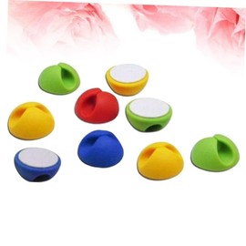 IWOWHERO 10pcs Eco-friendly Cable Wire Wrapper Desktop Cable Organizer Wire Storage Manager Line Manager