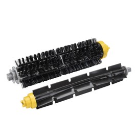 LOVECO Replacement Brushes Compatible for iRobot Roomba 600 & 700 Series 694 692 675 671 614 630 640 645 645 650 660 680 690 695 760 770 780 Vacuum Cleaner Bristle & Flexible Beater Brush Kit, 4 Pack