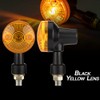 Turn Signals, Set of 4, Universal Plating, Clear, Yellow, Lens,