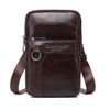 Men's Leather Waist Bag Belt Loop Purse 7.0 inch Phone