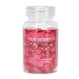 Pongnas 30 Cápsulas de Reparación de Cabello con Cuenta para el Cabello Dañado Seco Nutritivo para Mujeres y Hombres