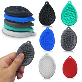 Fidget Toys Adults Sensory Worry Stones 6pc Textured Silicone Fidgets Stone for Kids Autism ADHD Calming Down Stress Relief Toys for Anxiety Quiet Figette Toys for Christmas Stocking Stuffer Gifts