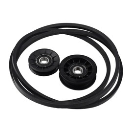 Dalioparts GX20006 Drive Belt and Idler Pulley Kit GX20286 GX20287 Compatible with John Deere Mower D140 D130 D100 LA175 LA140 LA135 L130 L111 L2048 102 105 155C