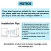 Massage Gun Attachments for Hypervolt Go, Upgraded 15 PCS Massager