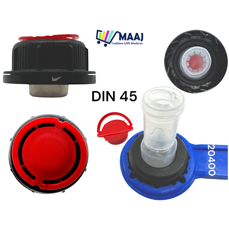 MAAJ Canister Empty Selectable Lid 3 or 5 or 10