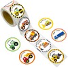 Truck Stickers for Kids 500PCS Perforated Roll Construction Sticker Car