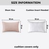 Home Brilliant White Mix Black Rectangle Cushion Covers 30x50 Set