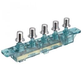 uxcell MQ205 AC 250V 4 Amp 5 Pushbutton Piano Type Key Board Switch for Range Hood