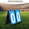 MUNEFE Digit Portable Flip Sports Scoreboard, 2/3/4 Scoreboard, Score Keeper
