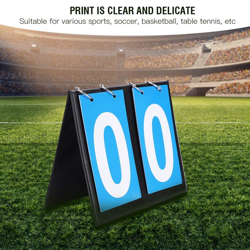 MUNEFE Digit Portable Flip Sports Scoreboard, 2/3/4 Scoreboard, Score Keeper