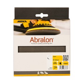 Mirka Abralon Sanding Disc, Polishing Disc, Diameter 150 mm, Velcro 4000 Grit, Pack of 2, for Sanding and Polishing Paint, Wood, Plastic