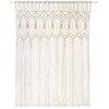 Mkono Macrame Curtain Large Boho Woven Wall Hanging Window Curtains