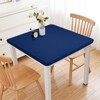Wolkemer Square Waterproof Fitted Tablecloth 34x34 Inch - Windproof Washable