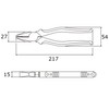 Victor Plus Pliers / 7.9 inches (200 mm) / Exquisite