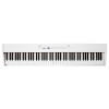 MUSTAR White 88Keys Semi-Weighted Digital Piano Electric Keyboards w/Pedal,Stand
