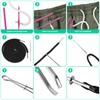12PCS Drawstring Cord Replacement​, Black/White/Grey/Deep Blue,1.3m /4.27ft